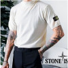 스톤아일*드 STONE ISLAND 하프폴라 숏슬리브 니트